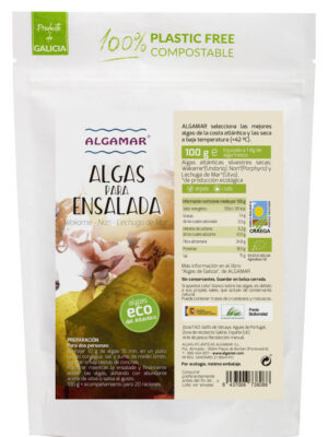 Algas para Saladas (wakame-Nori-Alface-do-Mar) | 100gr