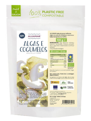 Algas e Cogumelos (Wakame com Shiitake) | 100gr