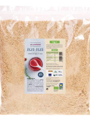 Agar-Agar, 1Kg, (de Gelidium ) Gelatina de Algas