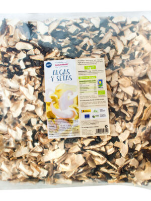 Algas e Cogumelos, 500gr, (Wakame com Shiitake)
