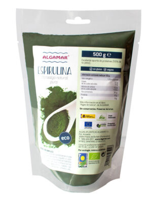 Espirulina em pó, 500gr