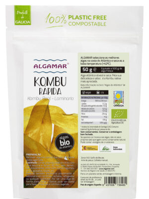Alga Kombu rápida (kombu Real-Laminaria) | 50gr