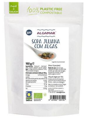 Sopa Juliana com Algas