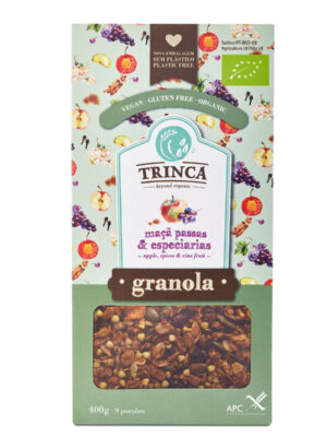 Granola de Maça, Passas e Especiarias (s/ glúten)