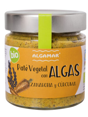 Paté Vegetal com Algas, Cenoura e Cúrcuma