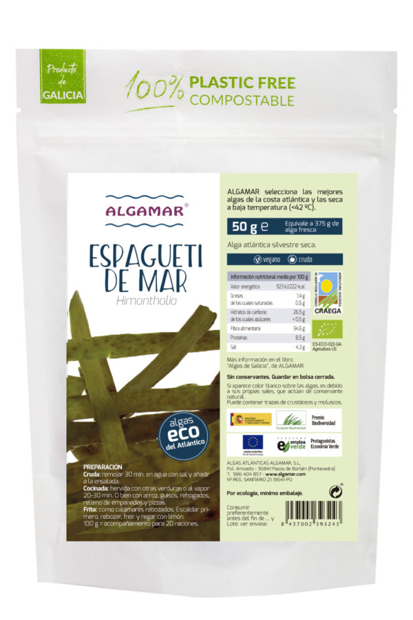 ALGA ESPARGUETE DO MAR_50g